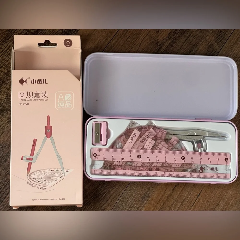 Pink Ruler and Measuring Set - Picture 3 of 6